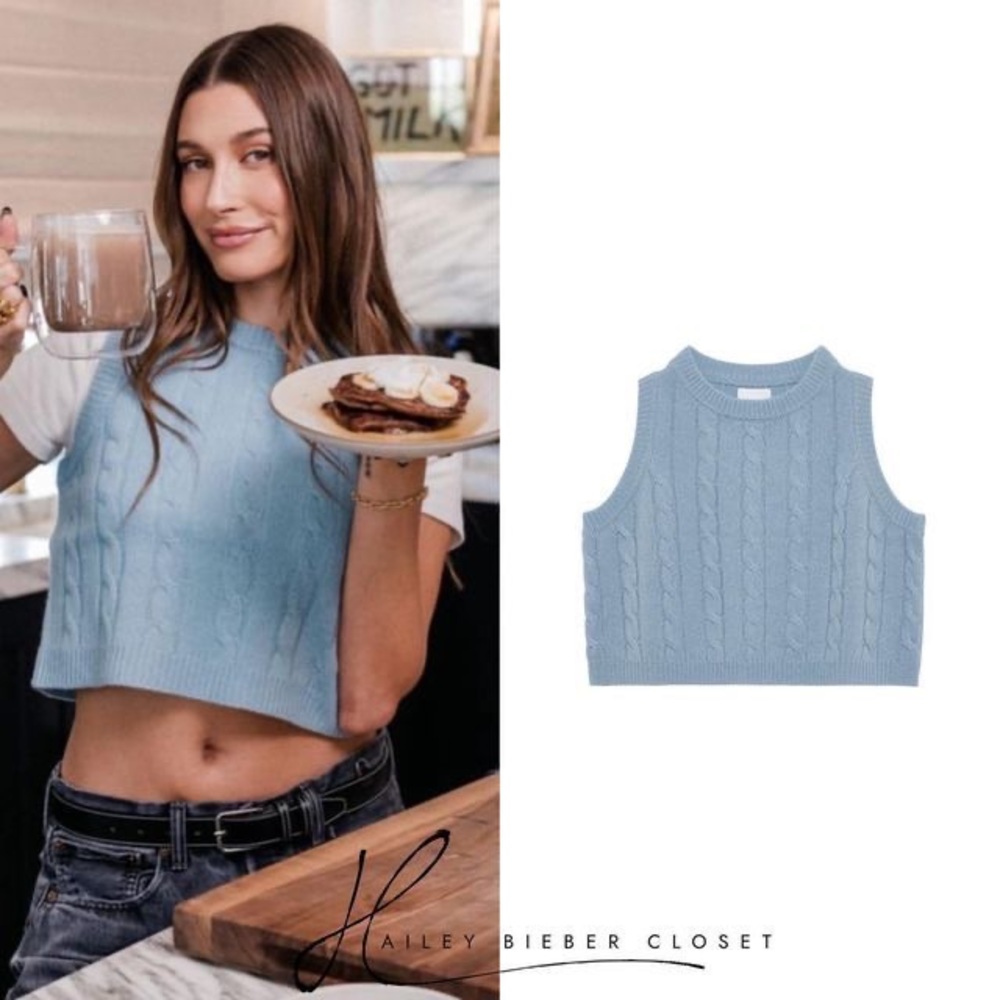 Cropped Sweater Vest
